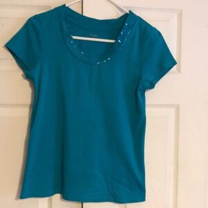 Women's Style&Co Top with Sequin Trim